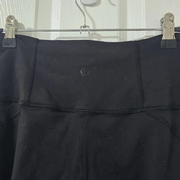 Lululemon Black Wunder Under Metta Mesh Leggings Size 6 - Picture 6 of 9
